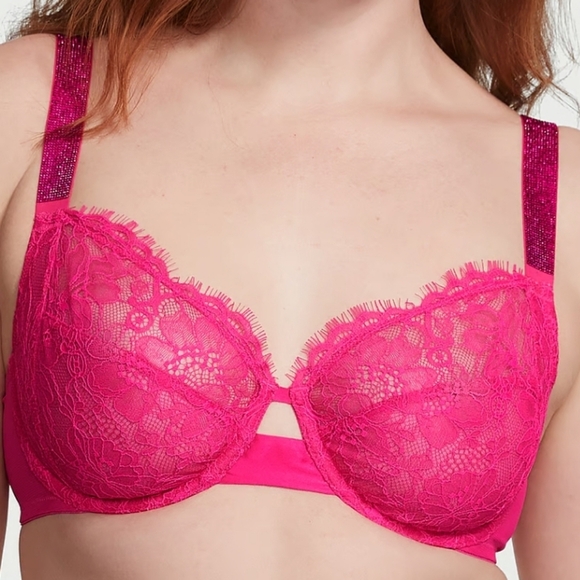 Victoria's Secret Other - Victoria secret very sexy unlined demi bra shini strap size  34DDD NWT.